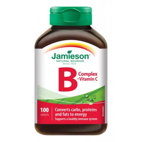 JAMIESON B-KOMPLEX s vitamínom C tablety 100 ks