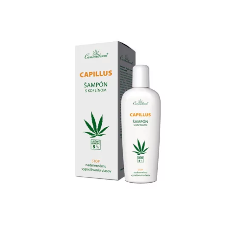 Cannaderm CAPILLUS šampón s kofeínom 150 ml