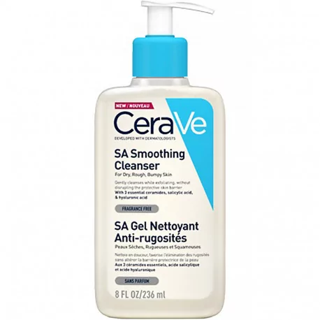 CeraVe SA ČISTIACA ZJEMŇUJÚCA EMULZIA na suchú a drsnú pokožku 236 ml 