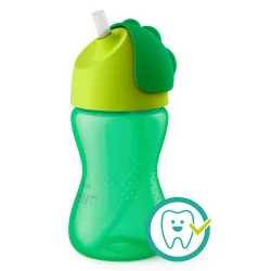 AVENT HRNČEK so slamkou 300 ml zelený 1 ks