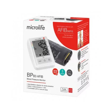 MICROLIFE TLAKOMER BP B3 AFIB na rameno 1 ks