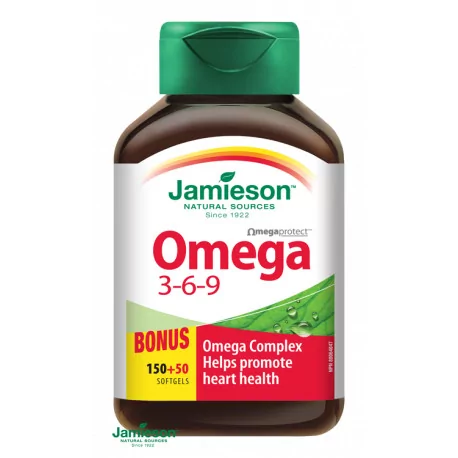 JAMIESON OMEGA 3-6-9 kapsuly 200 ks