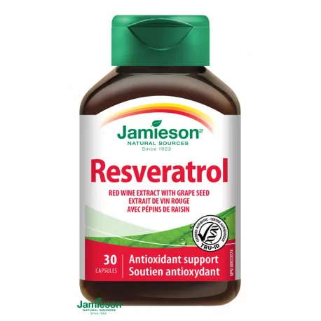 JAMIESON RESVERATROL 50 mg kapsuly 30 ks