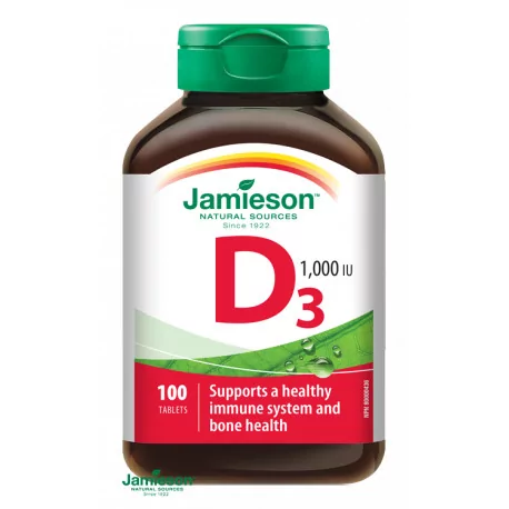 JAMIESON VITAMÍN D 1000 IU tablety 100 ks