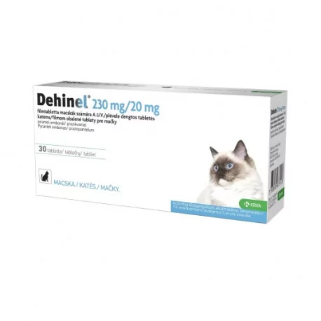 DEHINEL 230 mg/20 mg pre mačky tablety 30 ks