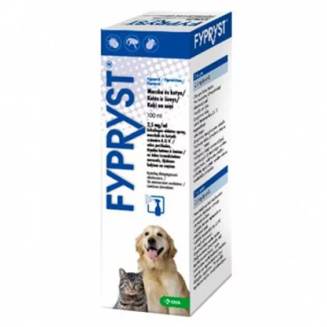 FYPRYST 2,5 mg/ml kožný sprej - roztok pre mačky a psov 100 ml
