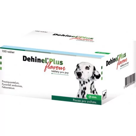 DEHINEL PLUS FLAVOUR pre psov tablety 100 ks