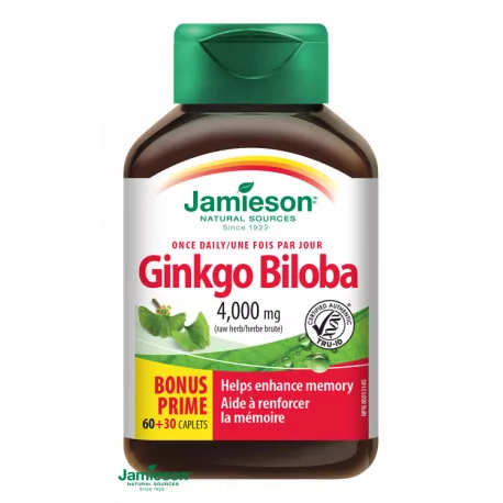 JAMIESON GINKGO BILOBA tablety 90 ks