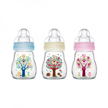 MAM FĽAŠA FEEL GOOD sklenená fľaša 170 ml
