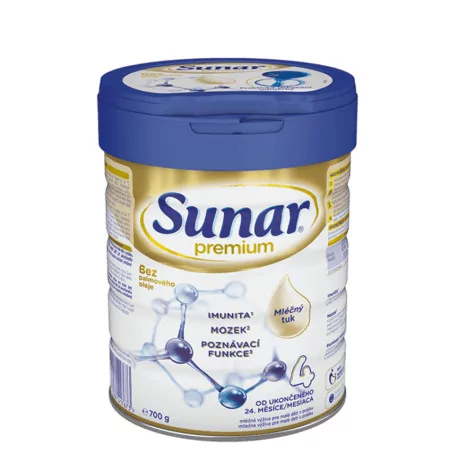 SUNAR PREMIUM 4 mliečna výživa 700 g