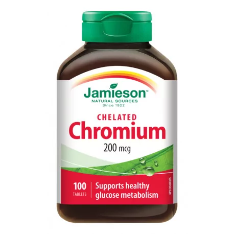 JAMIESON CHRÓM 200 µg v chelátovej forme tablety 100 ks
