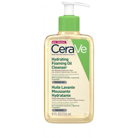 CeraVe ČISTIACI PENIVÝ OLEJ na normálnu až suchú pokožku 236 ml