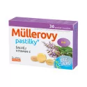 MÜLLEROVE pastilky SO ŠALVIOU bez cukru 36 ks