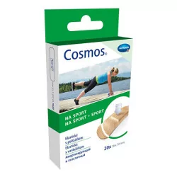 Cosmos Na šport náplasť na rany 1,9 cm x 7,2 cm 20 ks