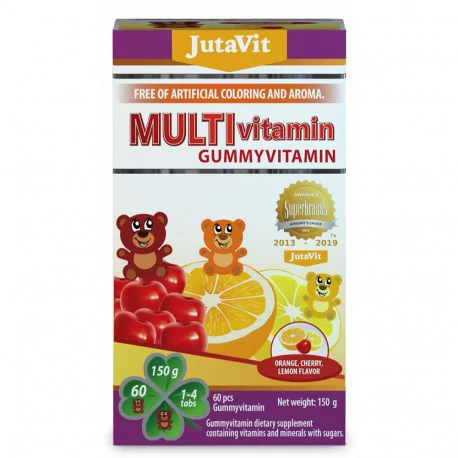JUTAVIT MULTIvitamin KIDS želatinové medvedíky 60 ks