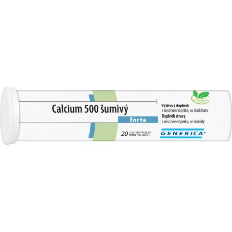 GENERICA Calcium 500 forte šumivé tablety 20 ks