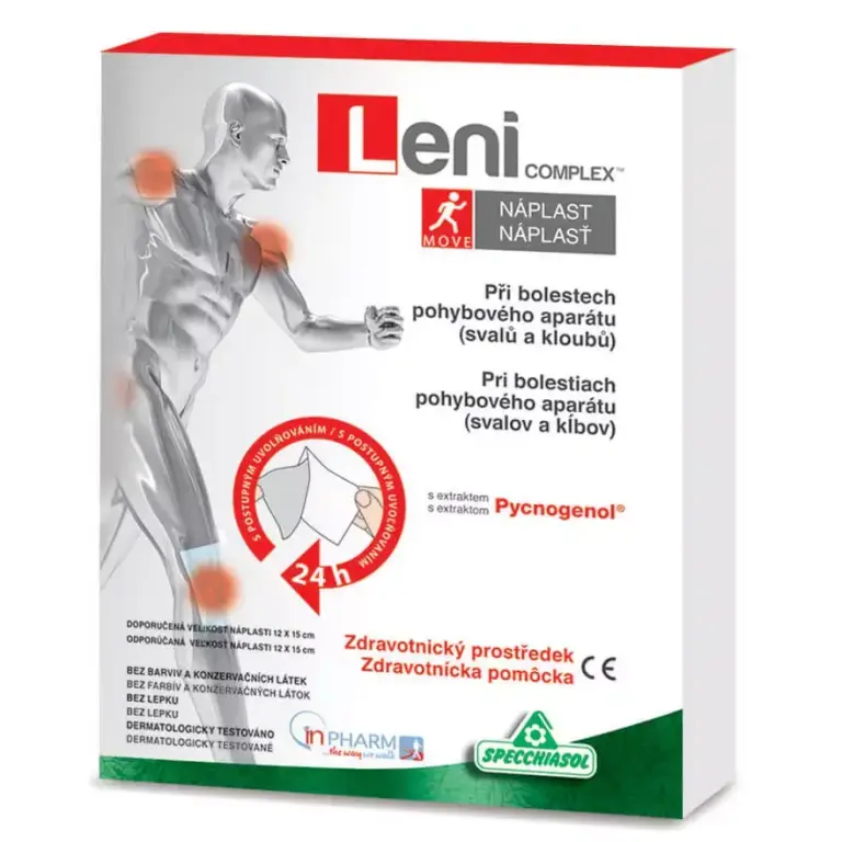 Leni COMPLEX Náplasť 9 x 14 cm 5 ks - MEDIKAMENT.sk