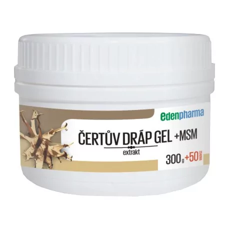 EDENPharma Čertov pazúr gél + MSM 350 g