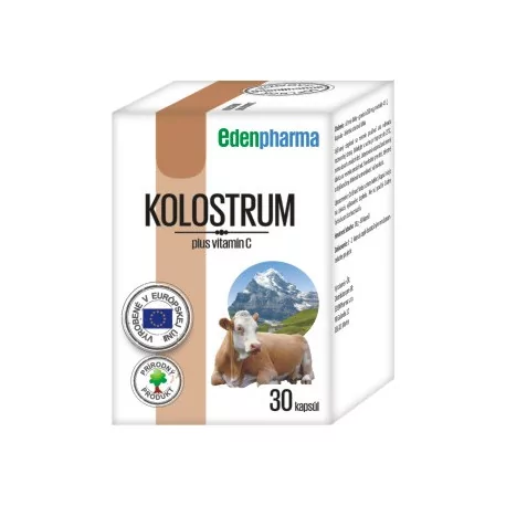 EDENPharma Kolostrum + vit C kapsuly 30 ks