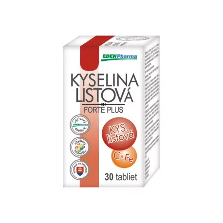 EDENPharma Kyselina listová forte plus tablety 30 ks