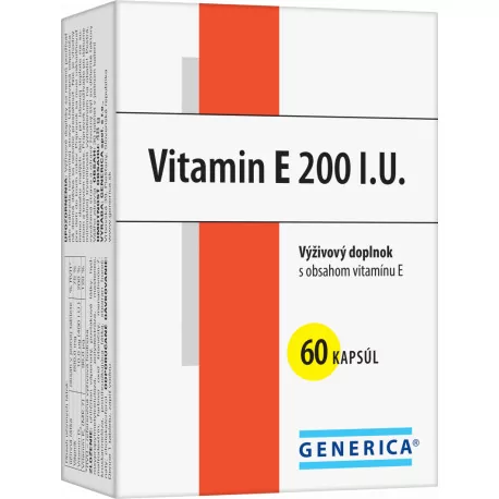 GENERICA Vitamin E 200 I.U. kapsuly 60 ks
