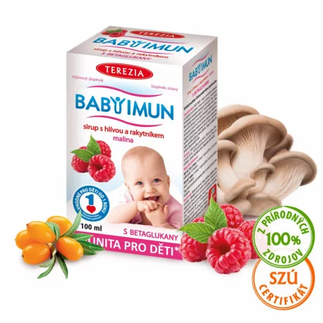 TEREZIA BABY IMUN sirup príchuť malina 100 ml