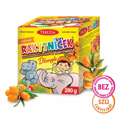 TEREZIA RAKYTNÍČEK multivitaminové želatínky džungľa 70 ks