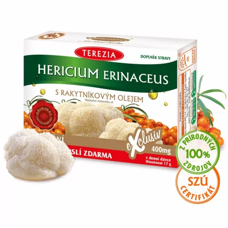 TEREZIA HERICIUM ERINACEUS S RAKYTNÍKOVÝM OLEJOM kapsuly 60 ks