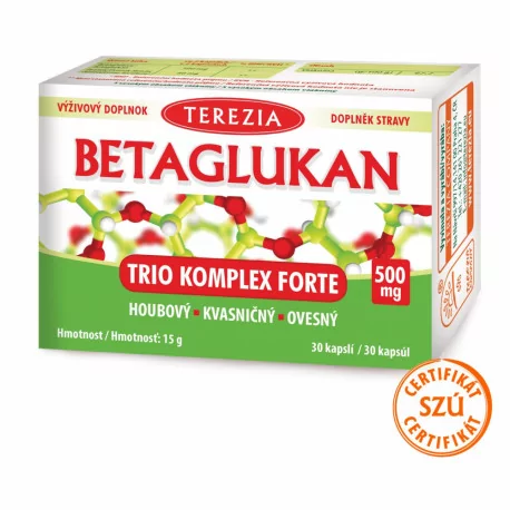 TEREZIA BETAGLUKAN TRIO KOMPLEX FORTE kapsuly 30 ks