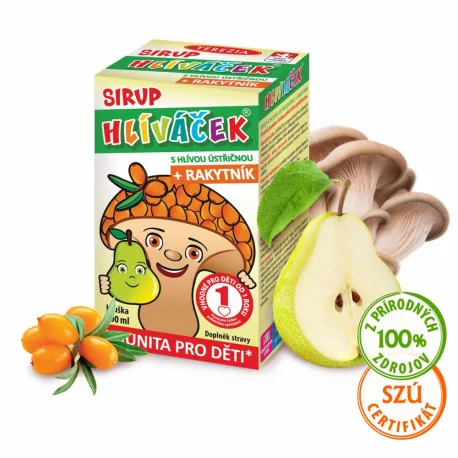 TEREZIA HLIVIAČIK sirup s príchuťou hrušky 100 ml