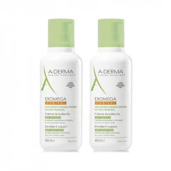 A-DERMA EXOMEGA CREME DUO balenie emolienčný krém 400 + 400 ml