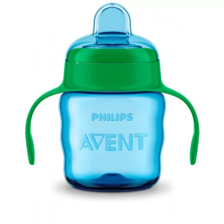 AVENT HRNČEK Klasik 200 ml 6M+ s držadlami chlapec 1 ks