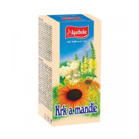 APOTHEKE ČAJ KRK A MANDLE vrecúška 20 x 1,5 g 
