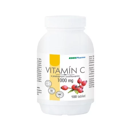EDENPharma Vitamín C 1000 mg s postupným uvoľňovaním tablety 100 ks