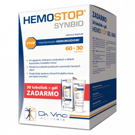 HEMOSTOP SYNBIO 90 tabliet + gél 75 mlst