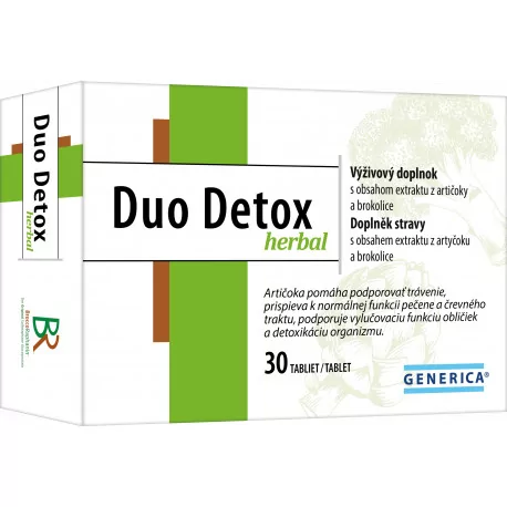 GENERICA Duo Detox herbal tablety 30 ks