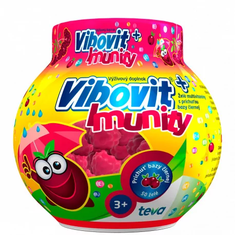 VIBOVIT IMUNITY želé s príchuťou bazy čiernej 50 ks