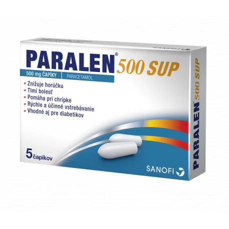 PARALEN 500 mg čapíky 5 ks