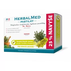 HERBALMED PASTILKY pre odkašliavanie lišajník tymian 30 ks