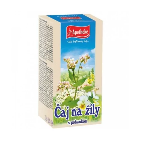 APOTHEKE BYLINNÝ ČAJ NA ŽILY S POHÁNKOU vrecúška 20 x 1,5 g