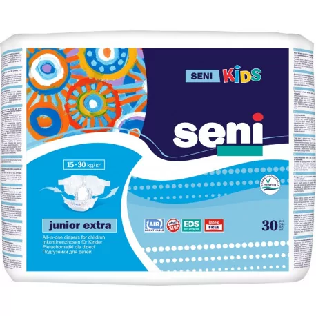 Seni KIDS junior extra plienkové nohavičky 15+ kg 30 ks