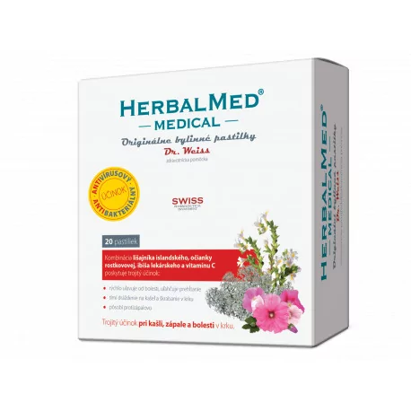 HERBALMED MEDICAL bylinné pastilky 20 ks