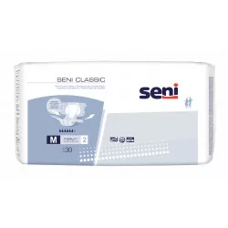 Seni CLASSIC Medium M2 plienkové nohavičky pás 75 - 110 cm 2200 ml 30 ks