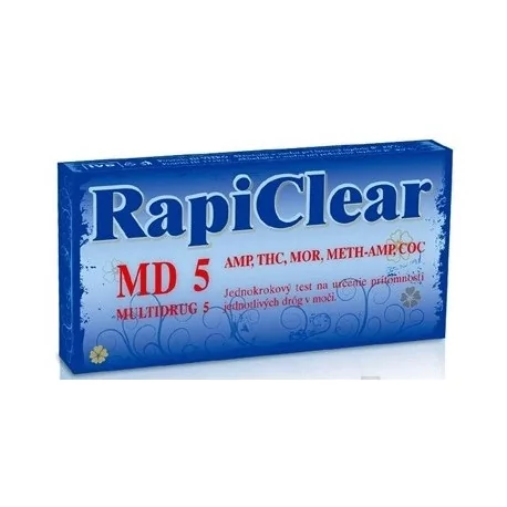 RapiClear MULTIDRUG 5 IVD test drogový 1 ks