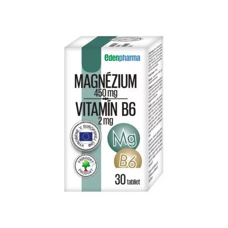 EDENPharma Magnézium + vitamín B6 tablety 30 ks