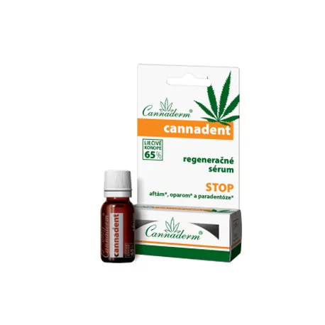 Cannaderm CANNADENT sérum na afty a opary 5 ml