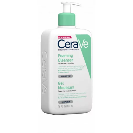 CeraVe ČISTIACI PENIVÝ GÉL na normálnu až mastnú pleť 473 ml