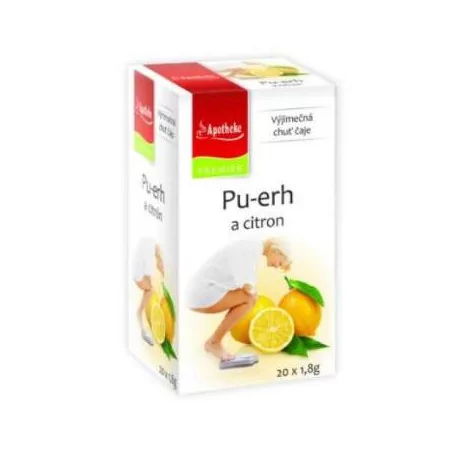 APOTHEKE PREMIER SELECTION ČAJ PU-ERH A CITRÓN vrecúška 20 x 1,8 g 
