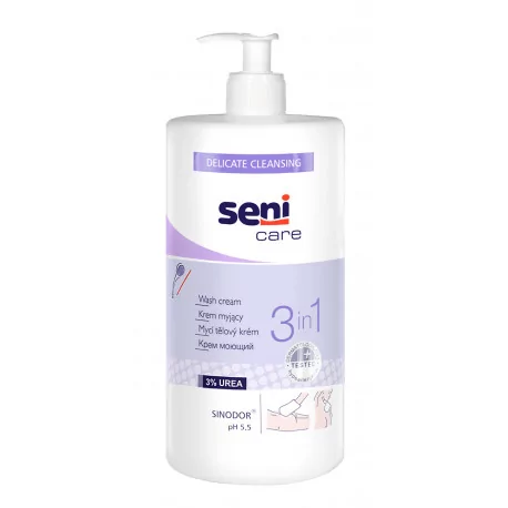 Seni Care Umývacia emulzia 3v1 3% urey 1000 ml