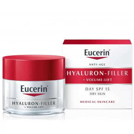 Eucerin HYALURON-FILLER+Volume-Lift denný krém pre suchú pleť 50 ml